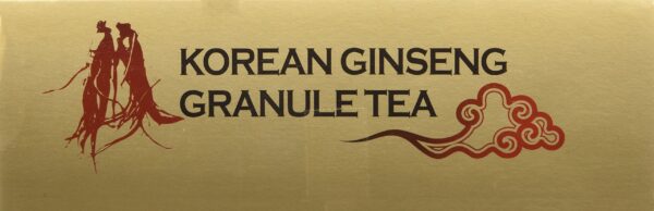 Detalle caja té ginseng coreano YAMANGU