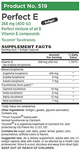 Perfect E AlchePharma suplementación tocotrienoles y antioxidante
