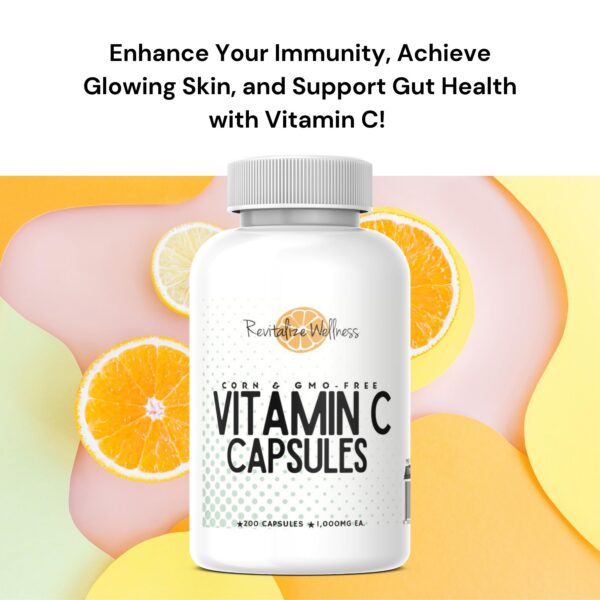 Detalle cápsula Vitamina C Revitalize Wellness