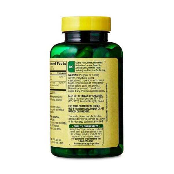 Detalle cápsulas Ashwagandha KSM66 fuerza extra 1300mg