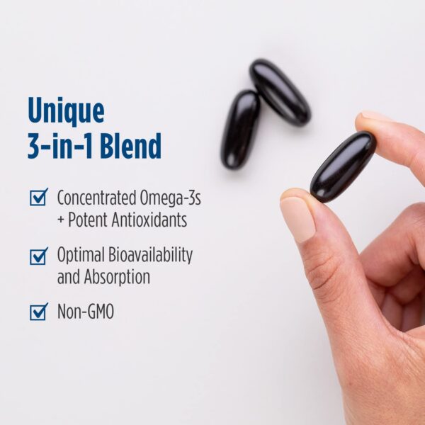 detalle cápsulas blandas omega-3 recuperación post ejercicio