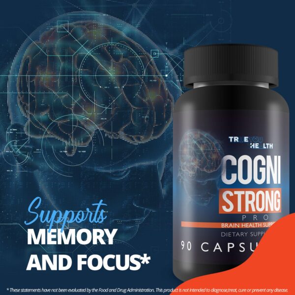 Detalle cápsulas Cogni Strong Pro para salud cerebral