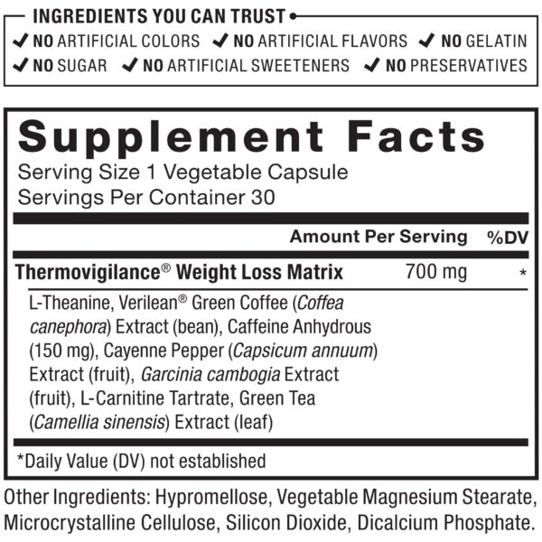 Detalle cápsulas energéticas LeanFire Force Factor