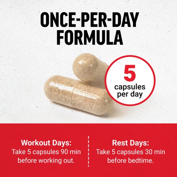 Detalle cápsulas Force Factor Prime activador secreción HGH