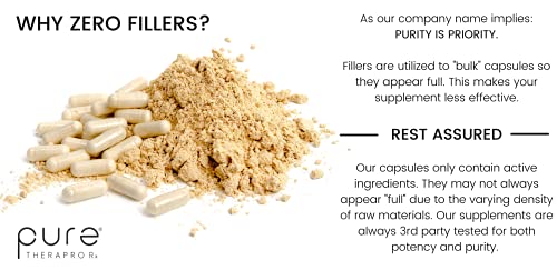 Detalle cápsulas Pure TheraPro Rx para recuperación tendones y ligamentos