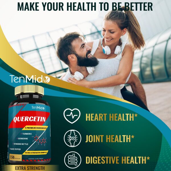 Detalle cápsulas quercetina Tenmido frente