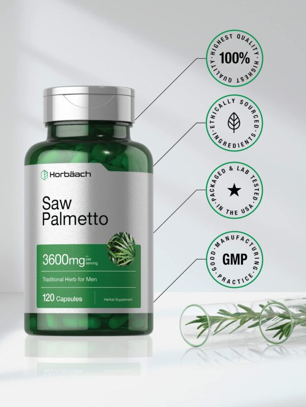 Version 1.0.0 Cápsulas Saw Palmetto Horbäach imagen detalle