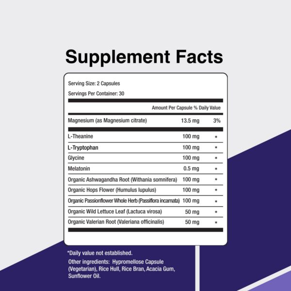 Detalle cápsulas SleepSupport para adultos, apoyo natural al sueño