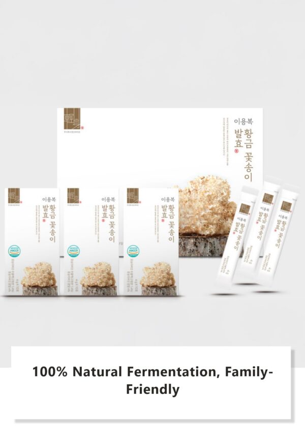 Detalle empaque palito hongo coliflor dorado coreano