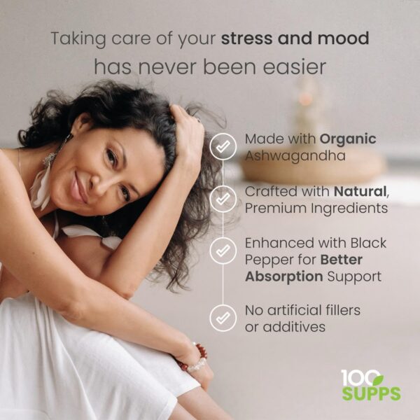 Detalle del envase Ashwagandha 100 Supps 1200mg