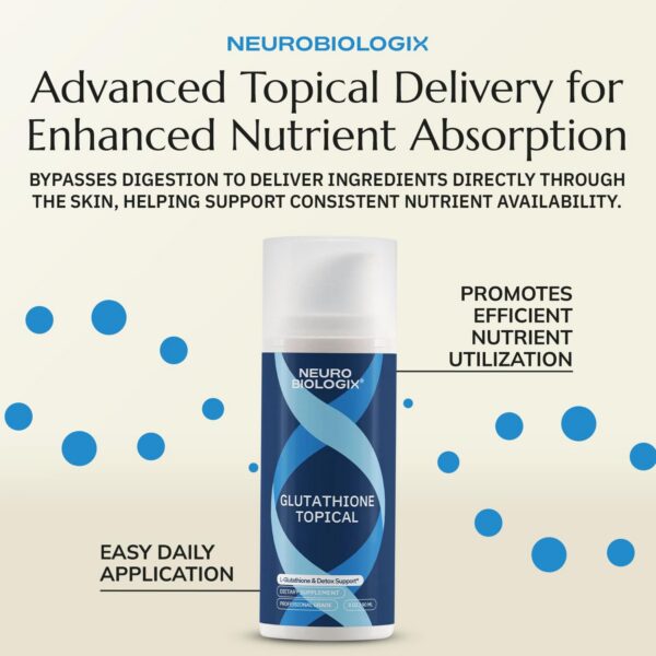 Detalle de etiqueta de glutatión tópico