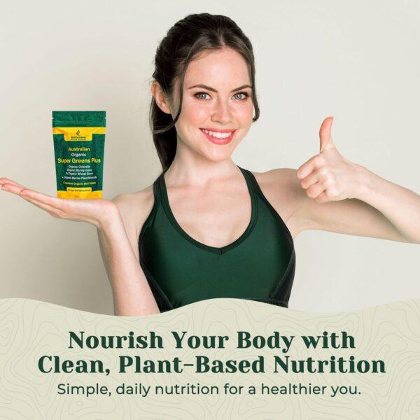 Detalle etiqueta información tabletas orgánicas Biogenesis