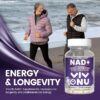 Detalle etiqueta VivoNu suplemento NAD+ liposomal