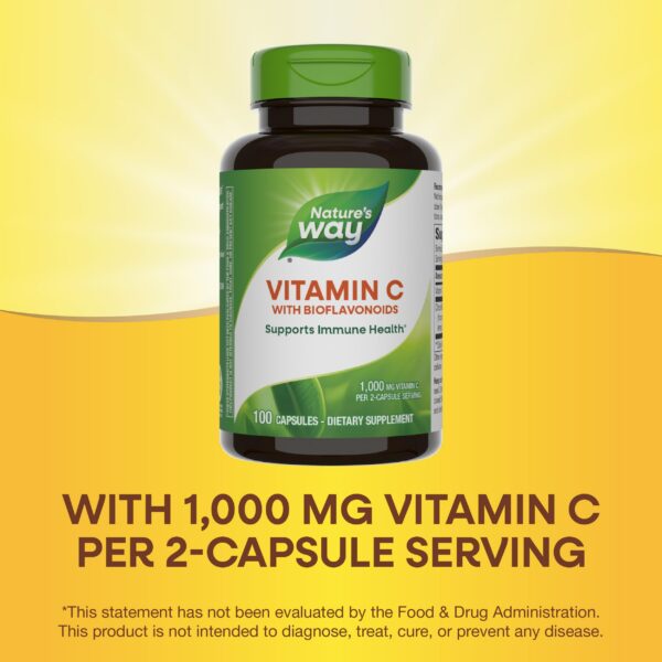 Version 1.0.0 Detalle frasco Nature's Way vitamina C con bioflavonoides