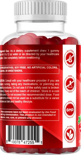 Detalle gominola Vitamatic vitamina A sabor fresa natural