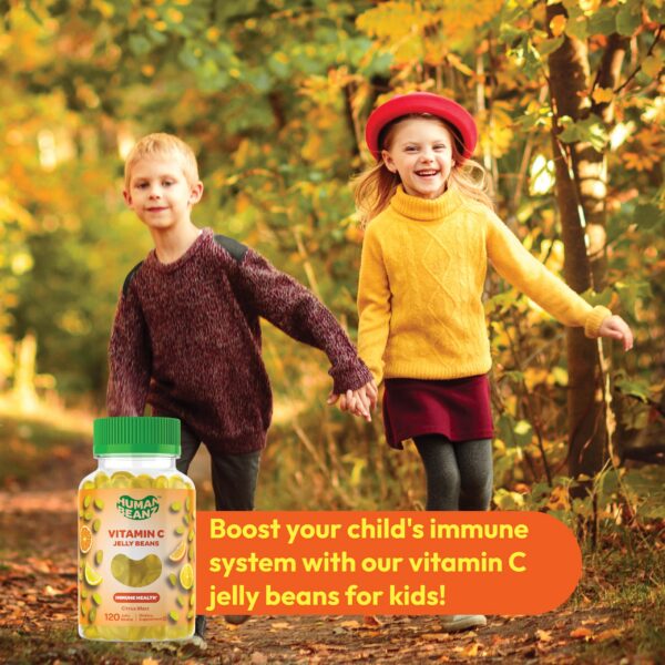 Version 1.0.0 Detalle gomita vitamina C sabor citrus Human Beanz para niños