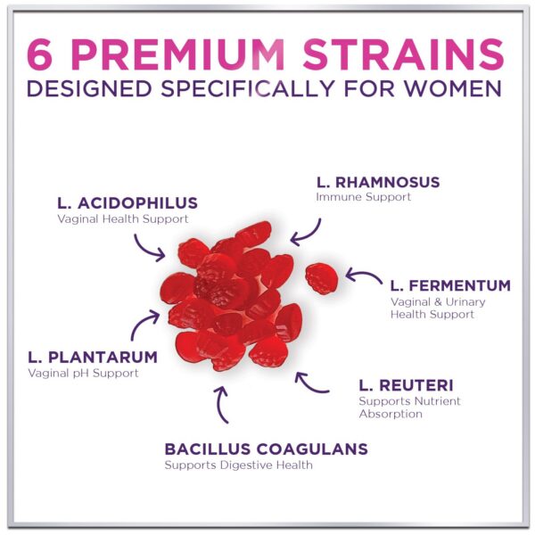 Suplemento salud femenina con prebióticos y arándano