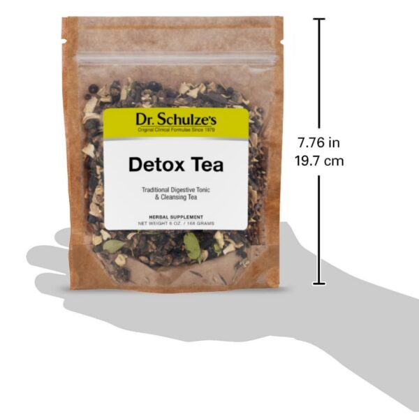 Detalle ingrediente natural té detox Dr. Schulze's