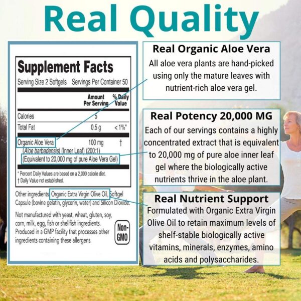 Version 1.0.0 Detalle ingredientes aloe vera NutriWorth cápsulas