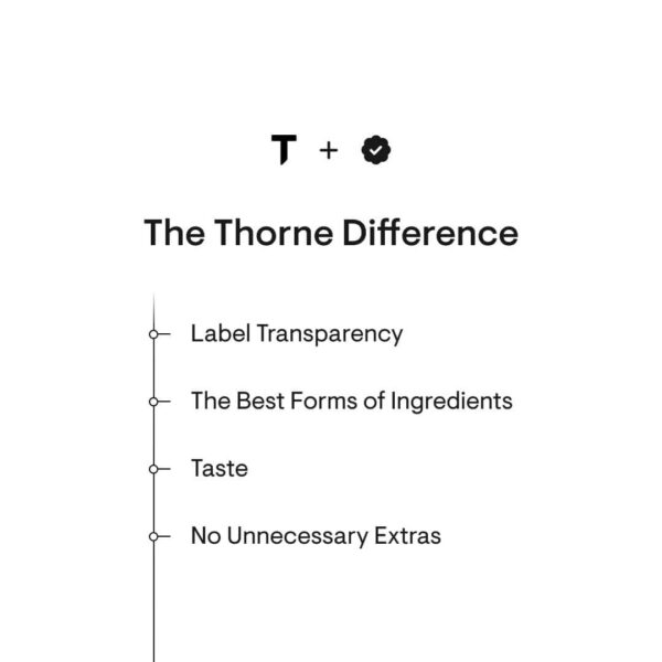 Detalle ingredientes Daily Greens Plus Thorne polvo