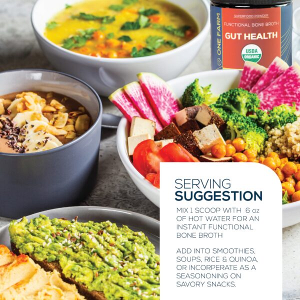 One Farm mezcla orgánica bienestar intestinal y antiinflamatorio