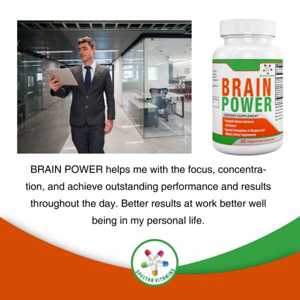 Detalle ingredientes Spectra Vitamins Brain Power