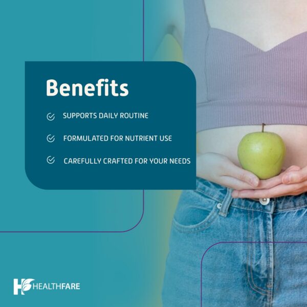 Detalle ingredientes naturales suplemento vegano Healthfare