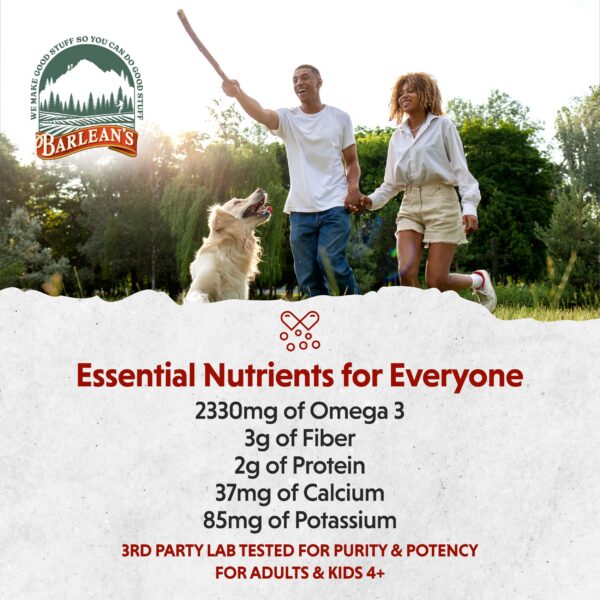 Detalle de mezcla de semillas Barlean's en empaque