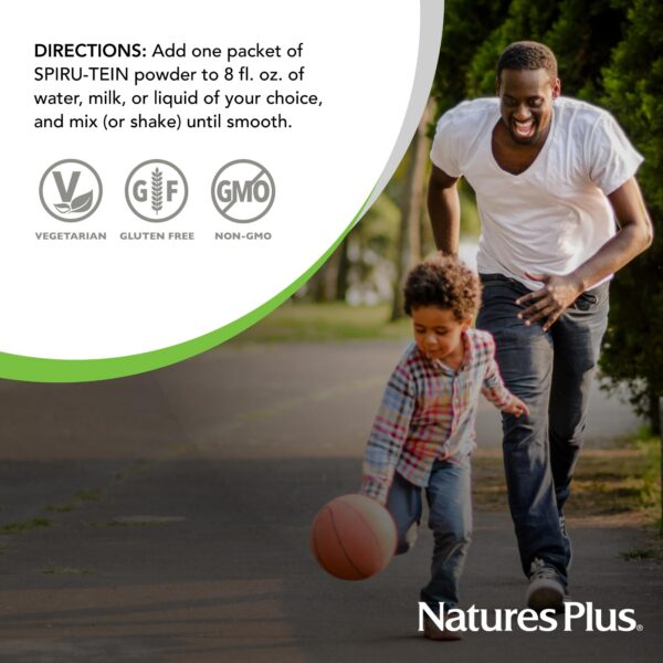 Detalle polvo proteína vegetal SPIRU-TEIN NaturesPlus