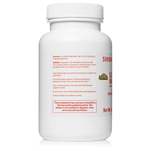 Detalle polvo Sunshine Valley Super Inositol para fertilidad