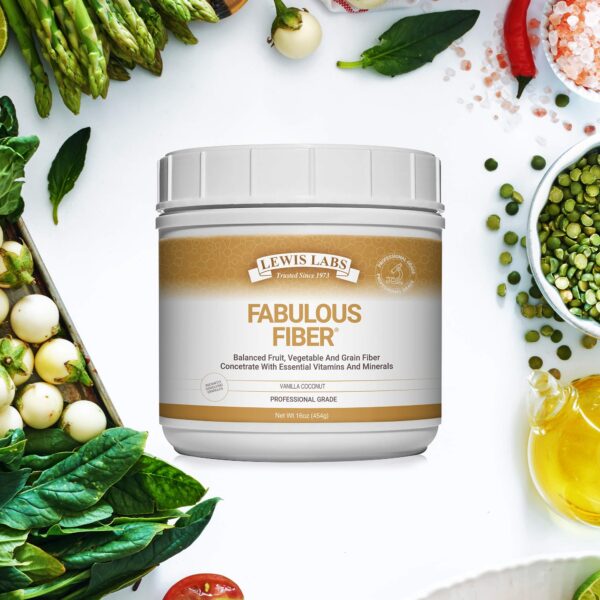 Detalle producto fibra fabulosa Lewis Labs 16 onzas