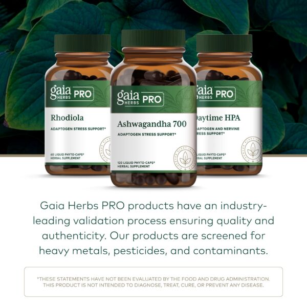 detalle sello calidad Gaia Herbs PRO Ashwagandha