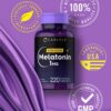 Detalle de tabletas disolución rápida melatonina Carlyle