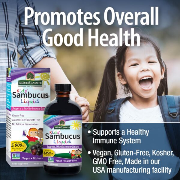 Version 1.0.0 Detalle tapa Jarabe Saúco para niños Nature's Answer