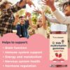 Detalle contenido de vitaminas en gominolas NaturallyMum niños