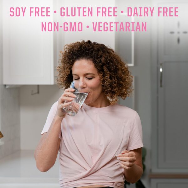 Detalles cápsulas probióticas para mujeres Sunwarrior