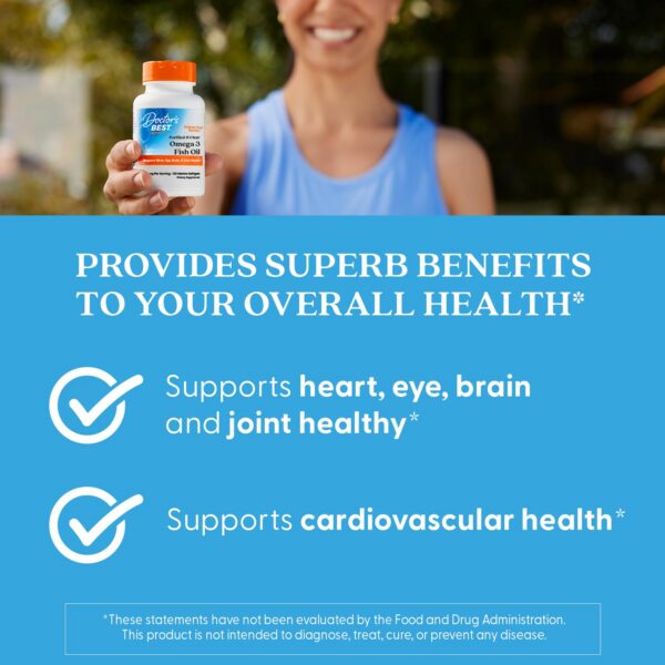 Detalle de etiqueta con EPA y DHA