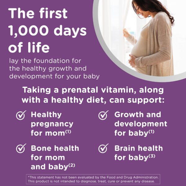 Detalles ingredientes gomitas prenatales Centrum