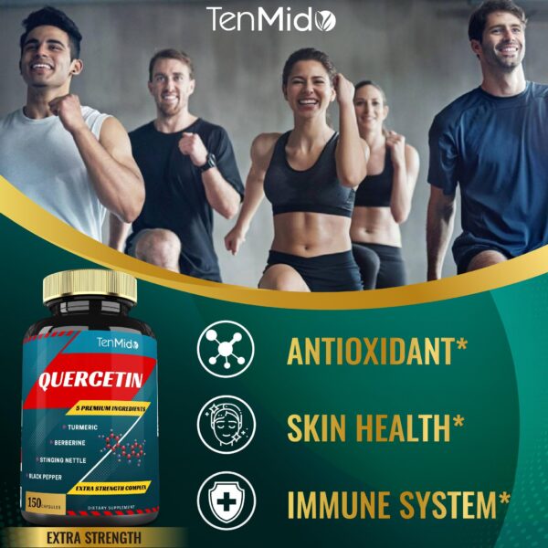 Detalles ingredientes suplementarios quercetina Tenmido