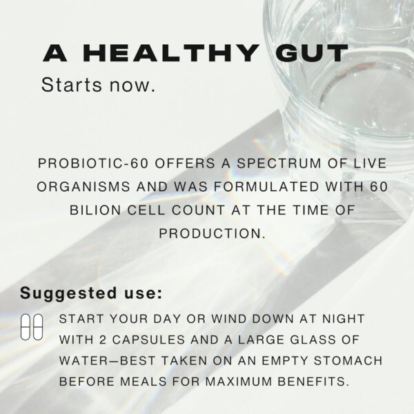 Detalles del suplemento probiótico The Simple Fix