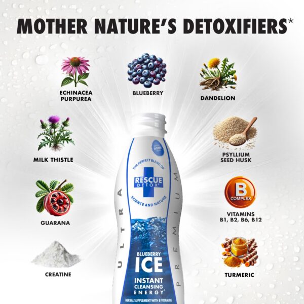 Detox efectivo Rescue Detox ICE con garantía de satisfacción