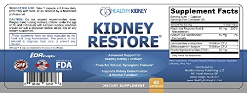 Detox y soporte renal con Kidney Restore cápsulas