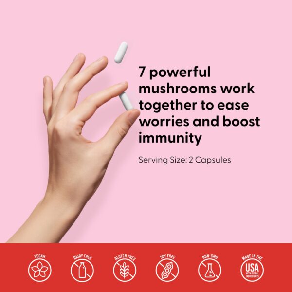 Diferentes hongos en fórmula magia Lively Vitamin Co