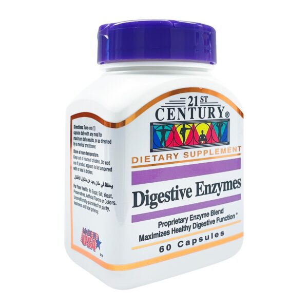 Empaque Digestive Enzymes vista lateral