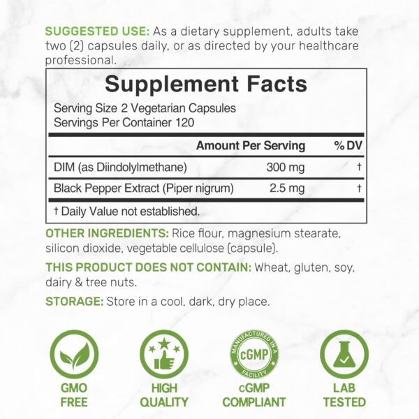 DIM suplemento, envase completo