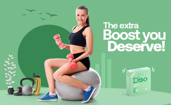 DISO tiras vitamina b12 para cansancio y fatiga