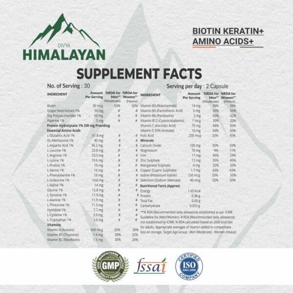 Semilla de uva en la formulacion