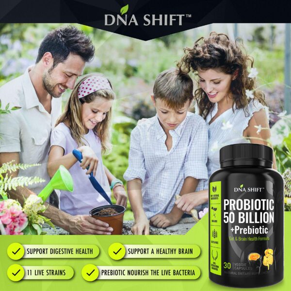 DNA SHIFT cápsulas para salud digestiva y sistema inmune balanceado