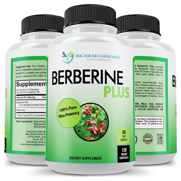 Texto de ingredientes Berberine Plus