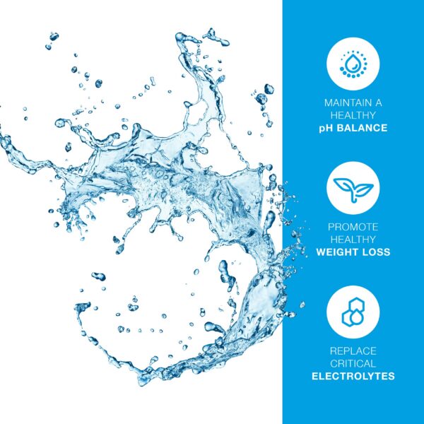 Conjunto de gotitas y frasco en fondo blanco